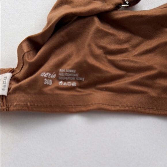 AERIE BROWN LIGHTLY PADDED BRA SIZE 30D INTIMATES - Picture 4 of 5